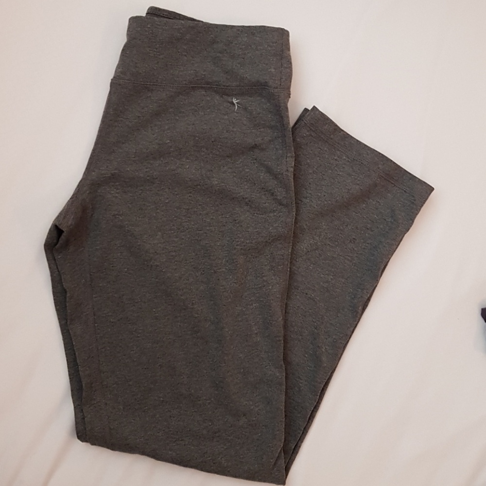 Like new, long, heather grey workout pants
